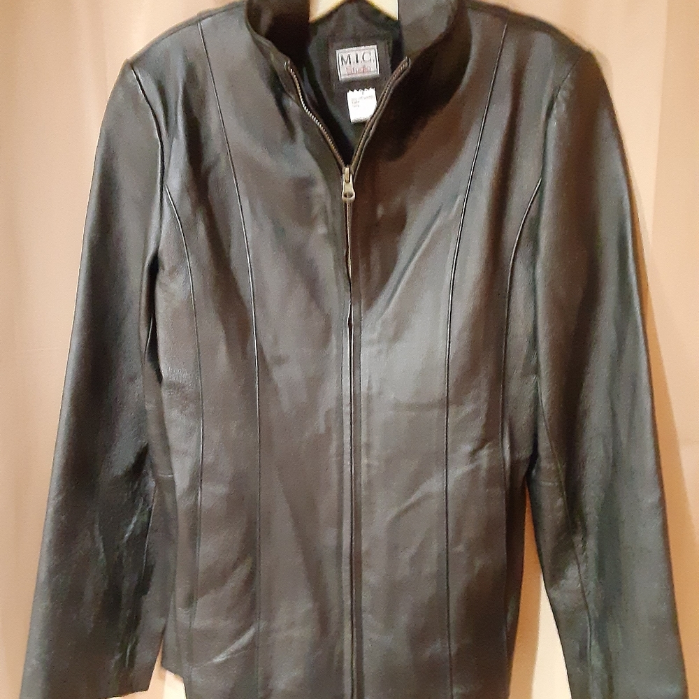 100% genuine leather jacket